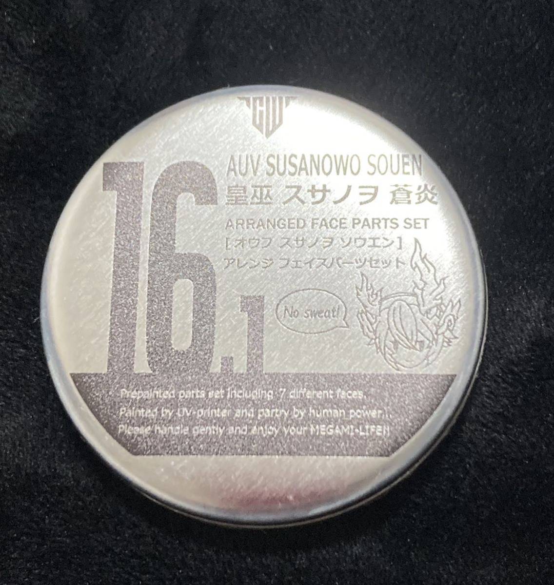 AKG24 hyena 皇巫スサノヲ蒼炎 アレンジフェイスパーツ メガミ AKG24 hyena 皇巫スサノヲ蒼炎 アレンジフェイスパーツ メガミ