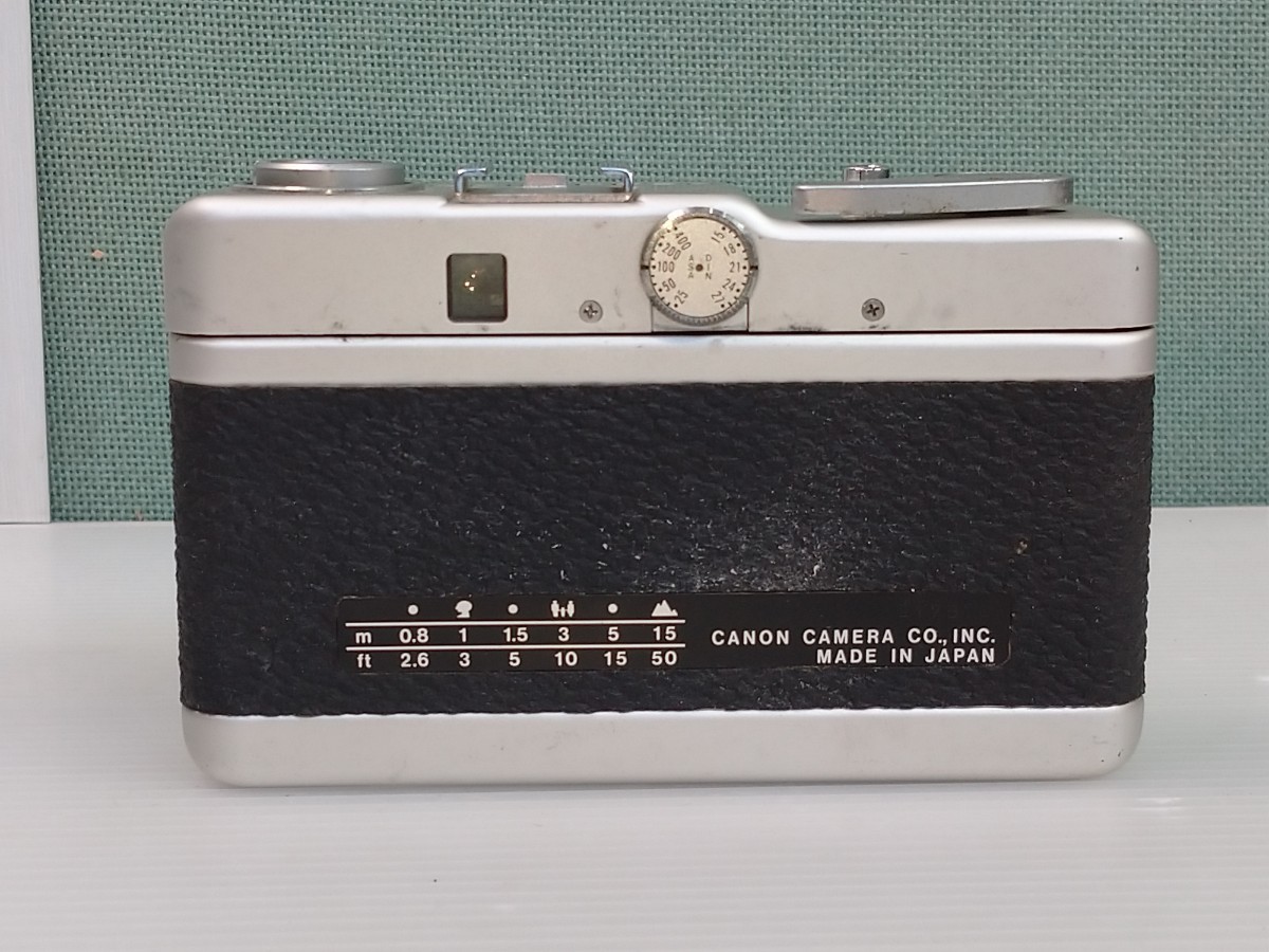 「送料無料」○ Canon demi EE28 コンパクトフィルムカメラ キヤノン デミ LENS SH F:2.8 28mm シャッターOK 昭和レトロ 中古 ジャンク品の画像8