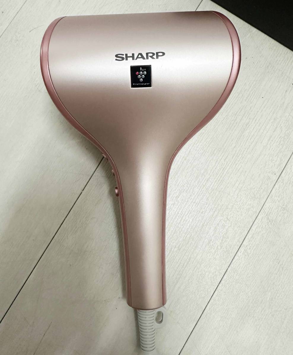 展示品 ★ SHARP シャープ ドレープフロー ドライヤー IB-WX1 -P ピンク プラズマクラスター 速乾 低温 Bluetooth搭載 時短 美髪 高級_画像4