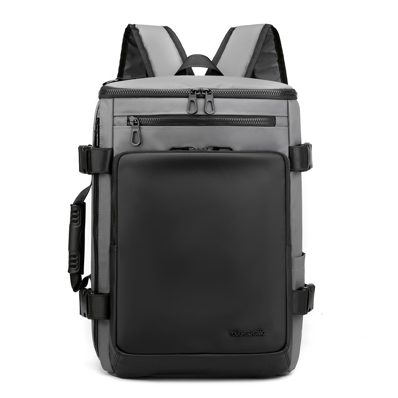  this season new work rucksack business rucksack men's rucksack backpack business bag high capacity personal computer pocket Smart look black 