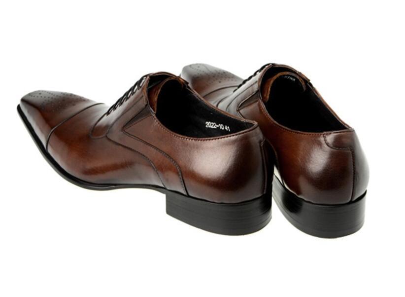大人気 新入荷 お色選択可 メンズシューズ ビジネスシューズ 紳士靴 メンズ靴 通勤靴 男性 PUレザー ブラウン サイズ選択可_画像8