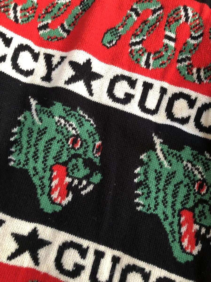 GUCCI 19ssmike-re symbol z knitted cardigan Gucci Panther . Sune -k pattern gg pattern 