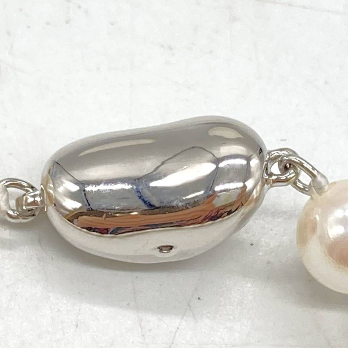 ■アコヤ本真珠ネックレス/ピアス■f約30g あこや アコヤpearl necklace ネックレス accessory ジュエリー jewelry silver EA2/EA5_画像4