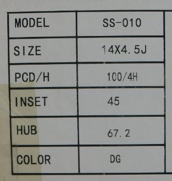 軽14 新品 夏組 4本セット 155/65R14 75T ROADSTONE HP02 ＆ Humanline SS-010 4.5J-14 +45 4/100 N-BOX スペーシア ムーブ 等に 白河_画像10