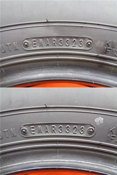 中古タイヤ 2本 ダンロップ GRANDTREK AT20 195/80R15 195/80-15 96S 2023年製 ジムニーシエラ 新車外し 夏タイヤ_画像5