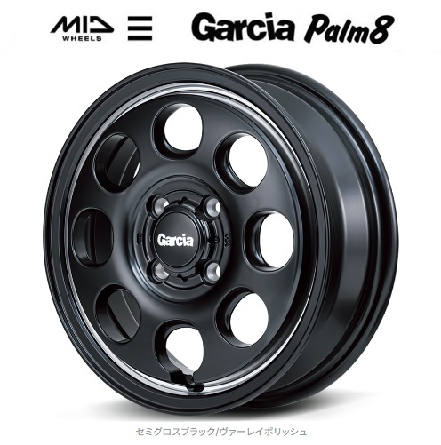 取寄せ品 4本 MID Garcia パーム8 B ダンロップ EC204 22年 165/60R15インチ キャストアクティバ ピクシスジョイC デリカミニ 4WD_画像5