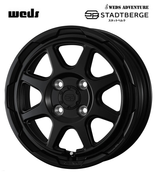 取寄せ品 4本 WEDS スタットベルク 3.5B+44 ブリヂストン K370 2023年 145/80R12 LT 80/78N 145R12 6PR TV2 1 TT1 TT2 現行 サンバー_画像3