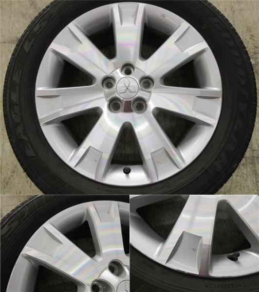 ミツビシ デリカD:5 純正 18x7J+38 5H-114.3 中古4本セット アウトランダーPHEV エクリプスクロス RVR 流用にも 鴻巣_画像7