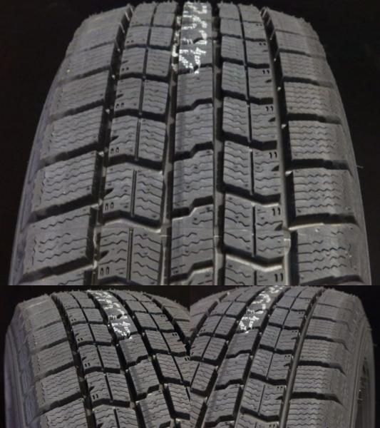 新品 165/65R14 23年製 冬タイヤ グッドイヤー ICE NAVI7 中古 DS9 5.5J-14 4H 100 +42 ホイールセット タンク ルーミー パッソ 白河_画像3