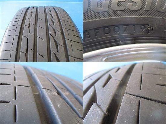 ★いわき★ 中古205/55R16ホイールセット 6.5J+45 5/100 エコフォルム レグノ サマータイヤ 送料無料！_画像7