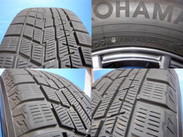 中古スタッドレス4本セット TEAD 15x6J+52 5H114.3 + ヨコハマ アイスガード iG60 195/65R15 ヴォクシー エスクァイア ステップワゴン_画像8