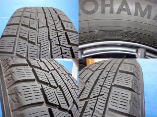 中古スタッドレス4本セット TEAD 15x6J+52 5H114.3 + ヨコハマ アイスガード iG60 195/65R15 ヴォクシー エスクァイア ステップワゴン_画像10