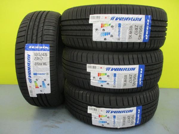 新品 夏タイヤ 4本 中古 アクア G's 純正 17インチ + ウィンラン R330 195/45R17 85W XL インチアップ スペイド フィールダー 足利_画像10