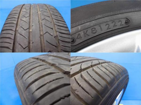 4本 中古 夏タイヤ ホイール付き トヨタ エスティマ純正 17インチ 7J+50 5H114.3 TOYO SD-7 215/55R17 2022年製 TOYOTA ミニバン_画像8