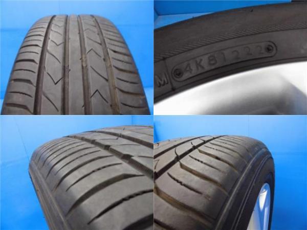 4本 中古 夏タイヤ ホイール付き トヨタ エスティマ純正 17インチ 7J+50 5H114.3 TOYO SD-7 215/55R17 2022年製 TOYOTA ミニバン_画像7