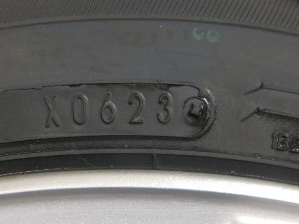 新品 冬タイヤ 175/70R14 23年製 ダンロップ WINTERMAXX WM02 中古アルミ 5.5J-14 4H 100 +38 冬セット アクア ヤリス ヴィッツ 白河_画像9