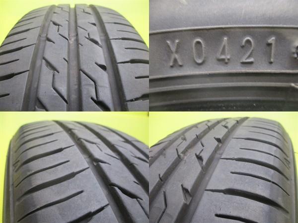 トヨタ iQ 中古夏セット 175/60R16 イエローハット エコファイン 2021年製 純正アルミ 5.0J 16 4/100 +45 シルバー_画像5