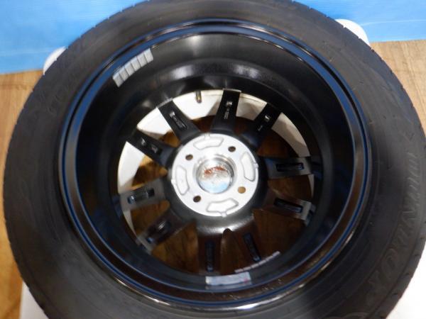 4本 セット 中古 夏タイヤ ダンロップ エナセーブ EC204 165/65R14 新品 SEIN-SS 1555 +43 4H100 パッソ ミラージュ ブーン_画像6