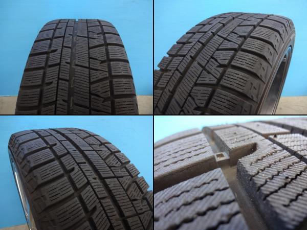 送料無料 中古 ヨコハマ iG50plus 215/45R17 18年製 クレール 7J +50 5H100 プリウス 86 BRZ レガシィ インプレッサ 国産 スタッドレス 埼_画像8