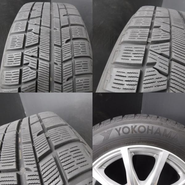 【中古】即決 送料無料 中古 スタッドレスYOKOHAMA IG50+ 205/60R16 92Q 中古ホイール ストレンジャー 1665+48 5H114.3 SIL 4本セット VOXY_画像7