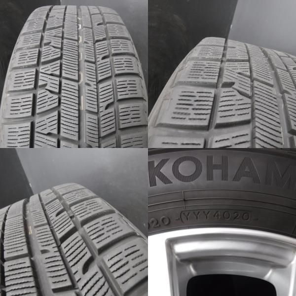 【中古】即決 送料無料 中古 スタッドレスYOKOHAMA IG50+ 205/60R16 92Q 中古ホイール ストレンジャー 1665+48 5H114.3 SIL 4本セット VOXY_画像8