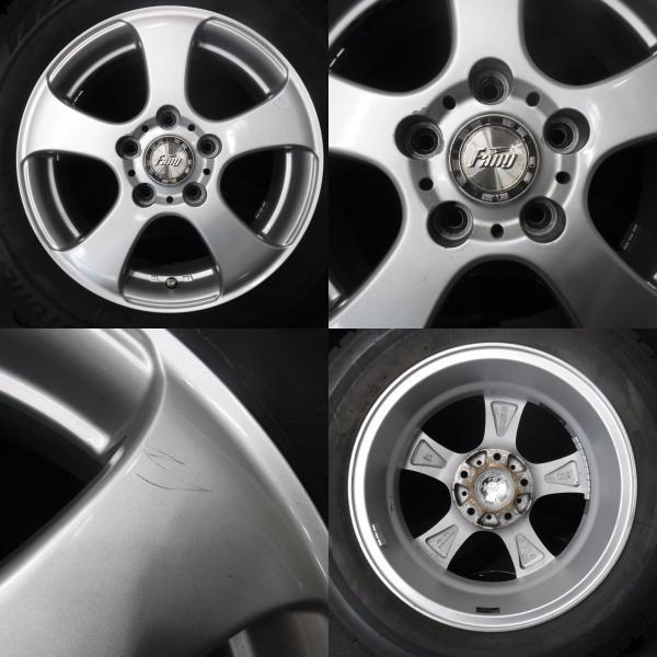 【送料無料】中古スタッドレス 国産 ブリヂストン VRX2 195/65R15 91Q 中古アルミ 15インチ 1560+47 5H 114.3 4本セット ノア ヴォクシー_画像4