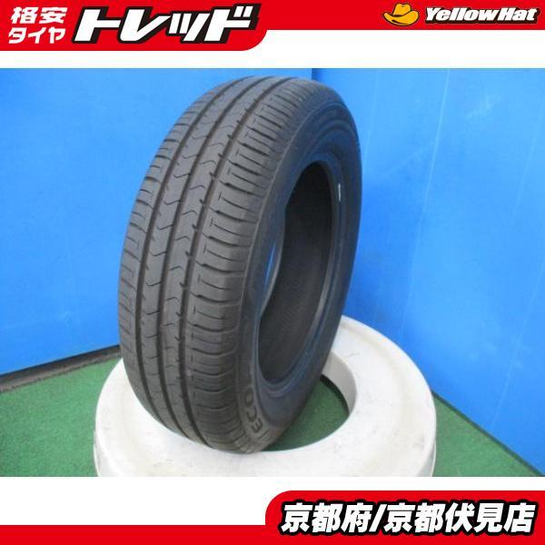 1本 2021年製 中古 夏 サマータイヤ ブリヂストン ECOPIA NH100C 185/65R15 88S bB ティーダ ノート フリード デミオ などに_画像1