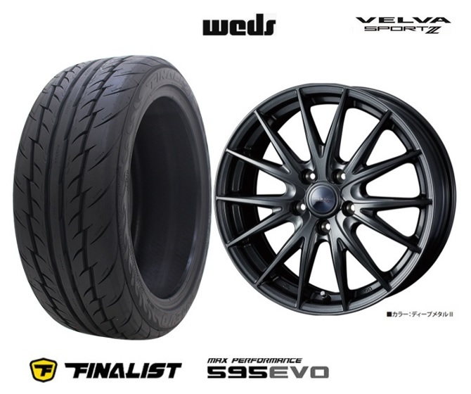 4 предмета заказали Weds Sport 2 7,5J+48 5H-124.3 Финалист 595EVO 22 года 225/40R19 дюйма 90 серии NOA Voxy Yari Scross Randy