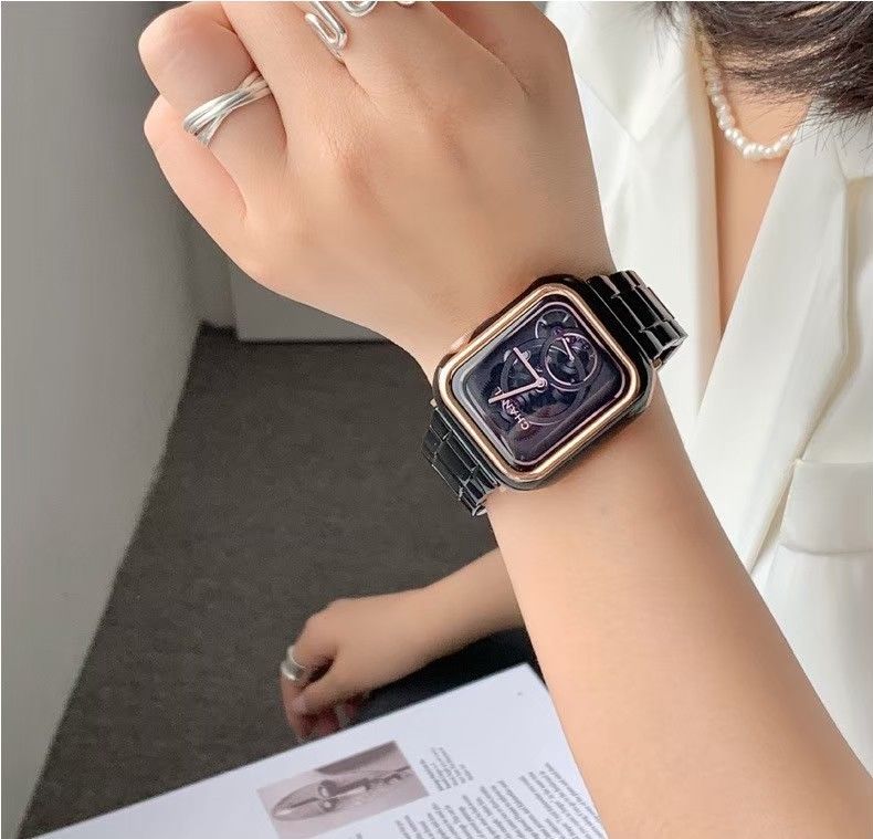 時計　アップルウォッチベルト Apple watch 黒42 44 46 韓国 シチズン ロレックス SEIKO セイコー