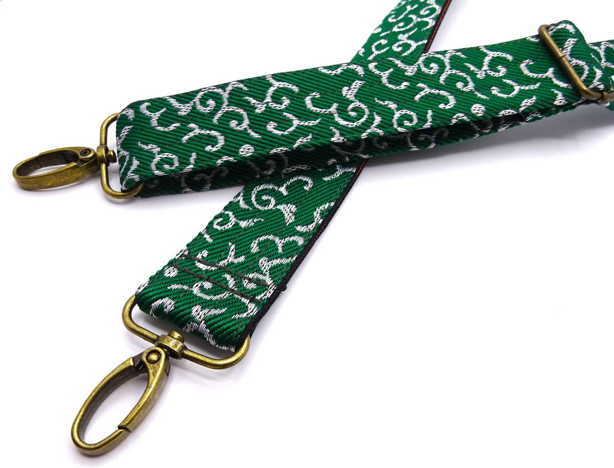 * free shipping * handmade tatami . shoulder cord * Tang . writing sama ( removed & adjustment possibility ) new na ska n metal fittings attaching shoulder cord diagonal .. peace pattern bag camera strap 