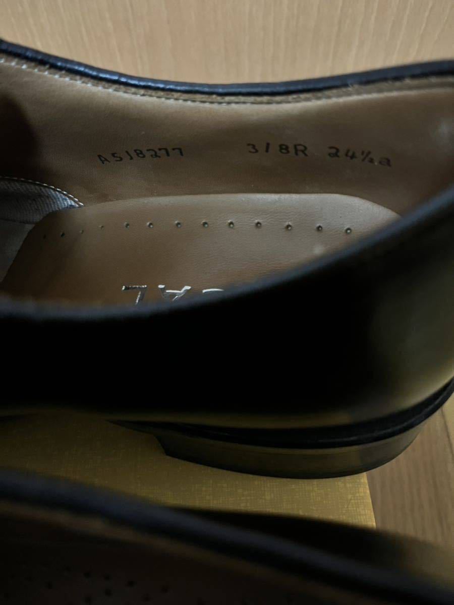 リーガルREGAL 革靴 318R スワール・トゥ24.5cm_画像6