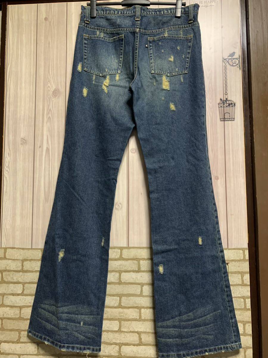 00s MODERN LOVERS boot cut denim archive ifsixwasnine LGB 14th addiction kmrii rareアーカイブ_画像2