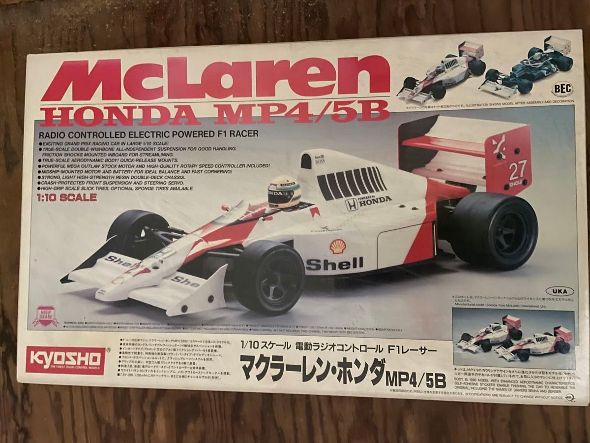 【オマケ付き】京商 1/10 RC マクラーレン ホンダ MP4/5B ラジコン KYOSHO プロポ バッテリー