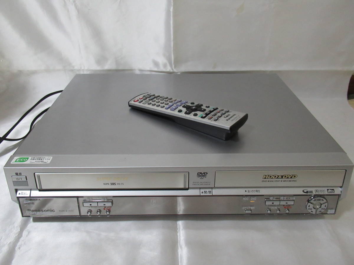 Panasonic DMR-E150V・中古 VHS/DVD 再生可 VHSダビング用に Panasonic DMR-E150V・中古 VHS/DVD 再生可 VHSダビング用に