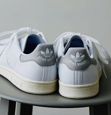 ☆送料込◆新品27.5cm◆adidas STAN SMITH アディダス スタンスミス フットウェアホワイト/グレー 【ジャパン スペシャル メイク】_画像3