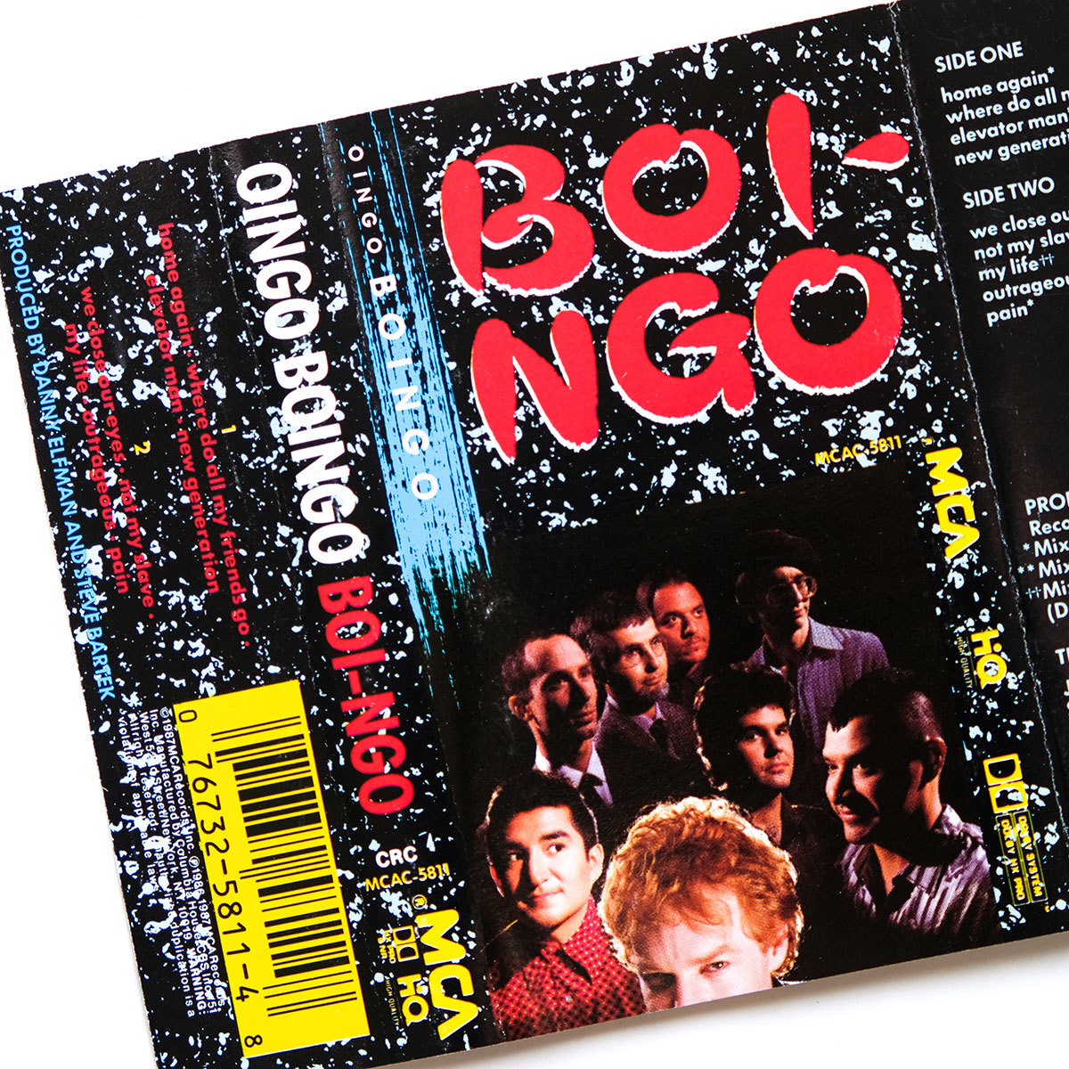 《良音！/高音質HQ仕様/ドルビーHX PRO/US版カセットテープ》Oingo Boingo●Boi-ngo●オインゴ ボインゴ/Danny Elfman/ダニー エルフマン_画像7