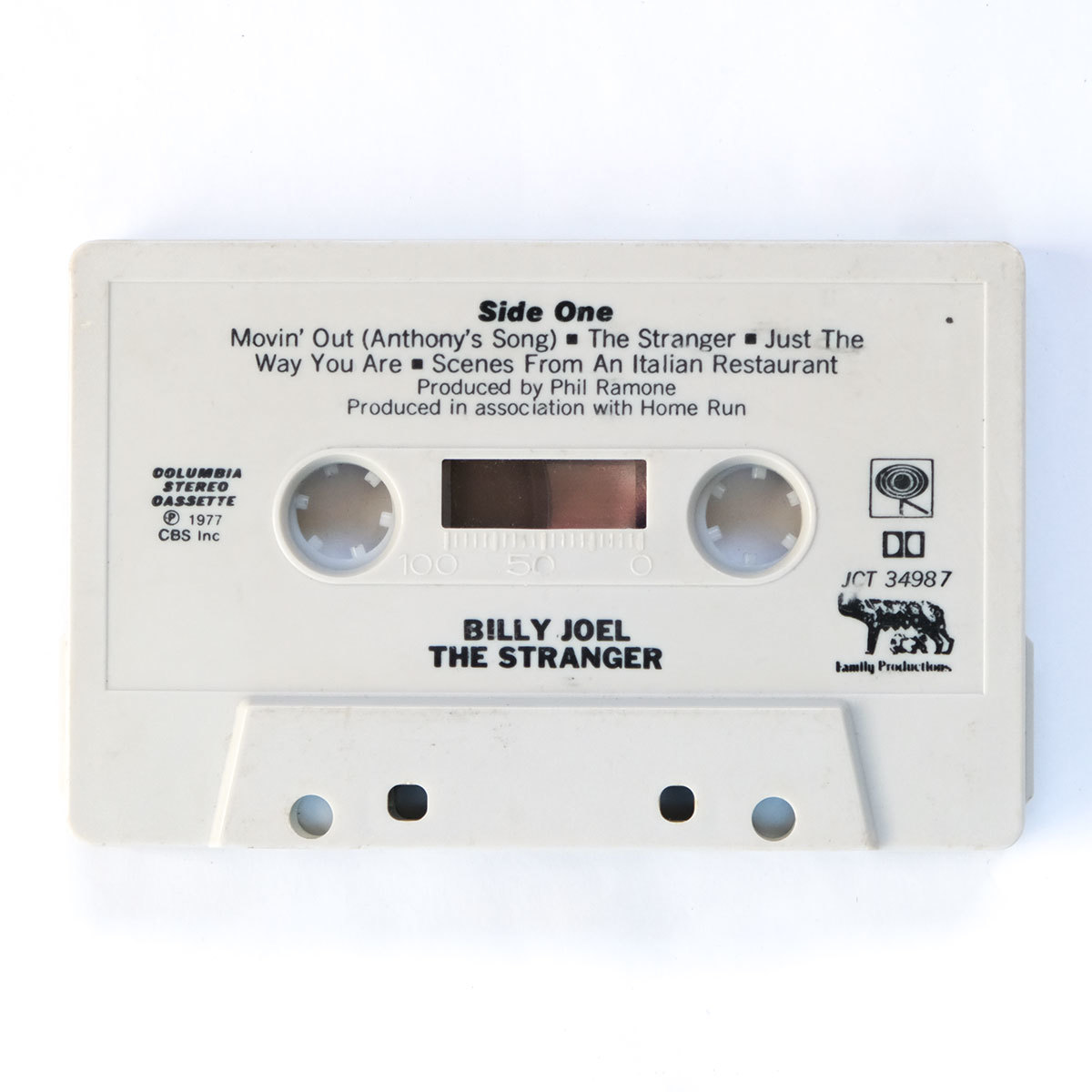 《US版カセットテープ》Billy Joel●The Stranger●ビリー ジョエル●ストレンジャー_画像5