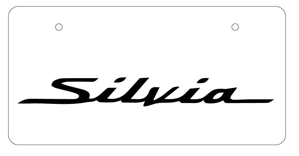  экспонирование для номерная табличка SILVIA Silvia ② off . фотосъемка для и т.п. 