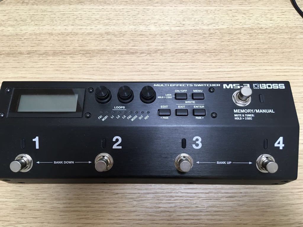 BOSS MS-3 マルチエフェクター兼プログラマブルスイッチャー_画像2