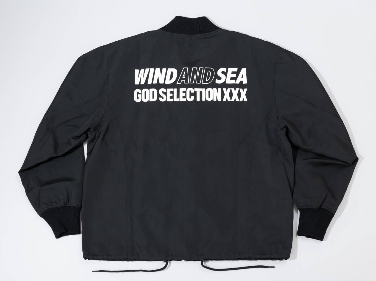 未使用 受注生産 WINDANDSEA ゴッドセレクション トリプルエックス コラボ コーチジャケット GOD SELECTION XXX_画像2