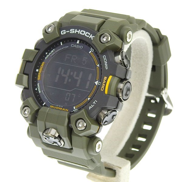 1円 稼働 新品同様 カシオ CASIO GW-9500 ソーラー G-SHOCK 黒文字盤 SS/樹脂×樹脂 メンズ 腕時計_画像2