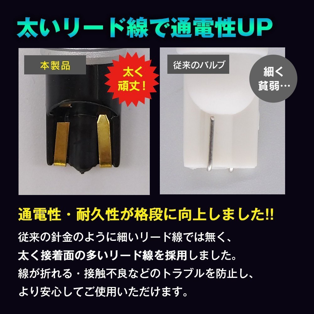 ◇ 新発売！加工無しで100%取付可 LED S25 180° ダブル球 2個セット レッド 赤 ブレーキ テールランプ ハイフラ防止抵抗内蔵_画像6