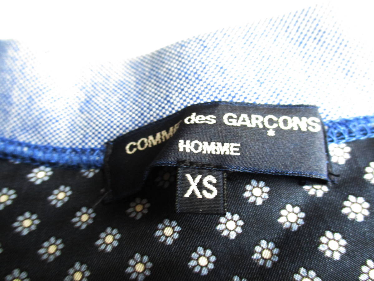 прекрасный товар * XS Comme des Garcons * олень. . кардиган * сделано в Японии синий blue 