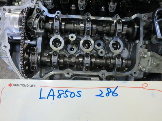 ムーヴキャンバス 5BA-LA850S エンジンASSY ストライプスGターボ KF-VET XL8 KFVET/走行9286KM 217111_画像3