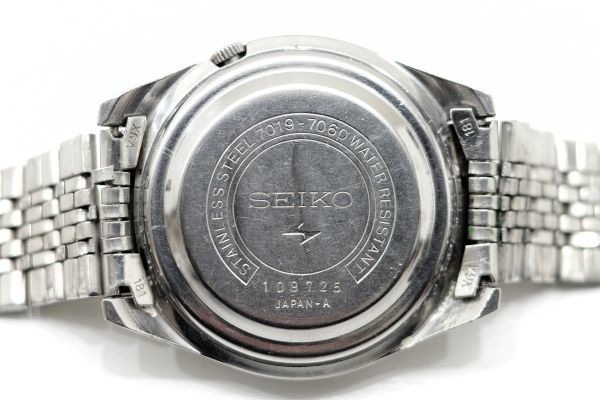 109　SEIKO 5 ACTUS 21JEWELS　7019-7060　セイコー ファイブ アクタス デイデイト 21石 亀戸 機械式 自動巻き メンズ 腕時計 純正ブレス_画像4