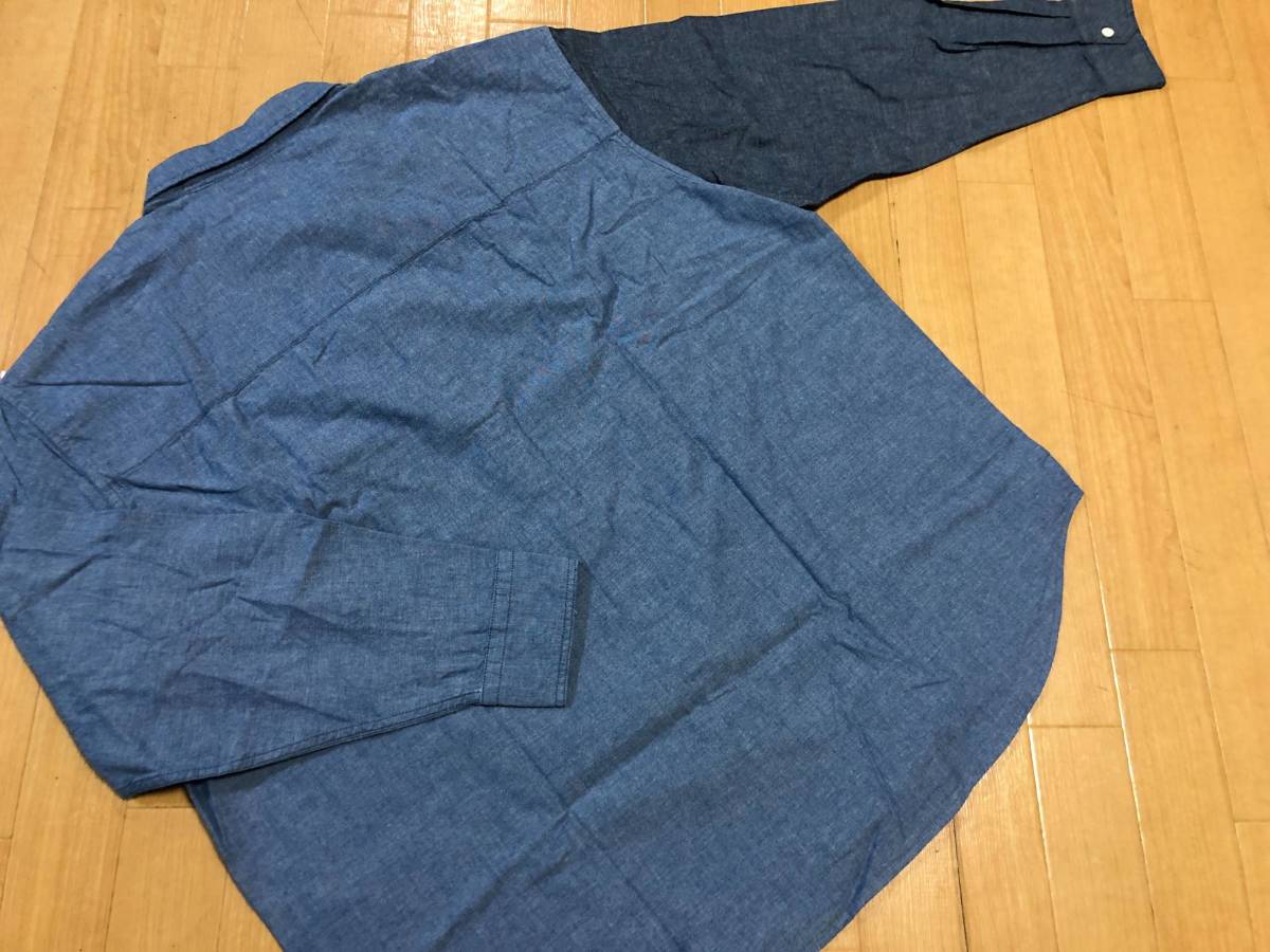 Levis(リーバイス)秋冬 カジュアル コットン バイカラー 長袖シャツ A1947-0000 ＵＳサイズＬ(日本サイズ約ＸＬ)_画像3