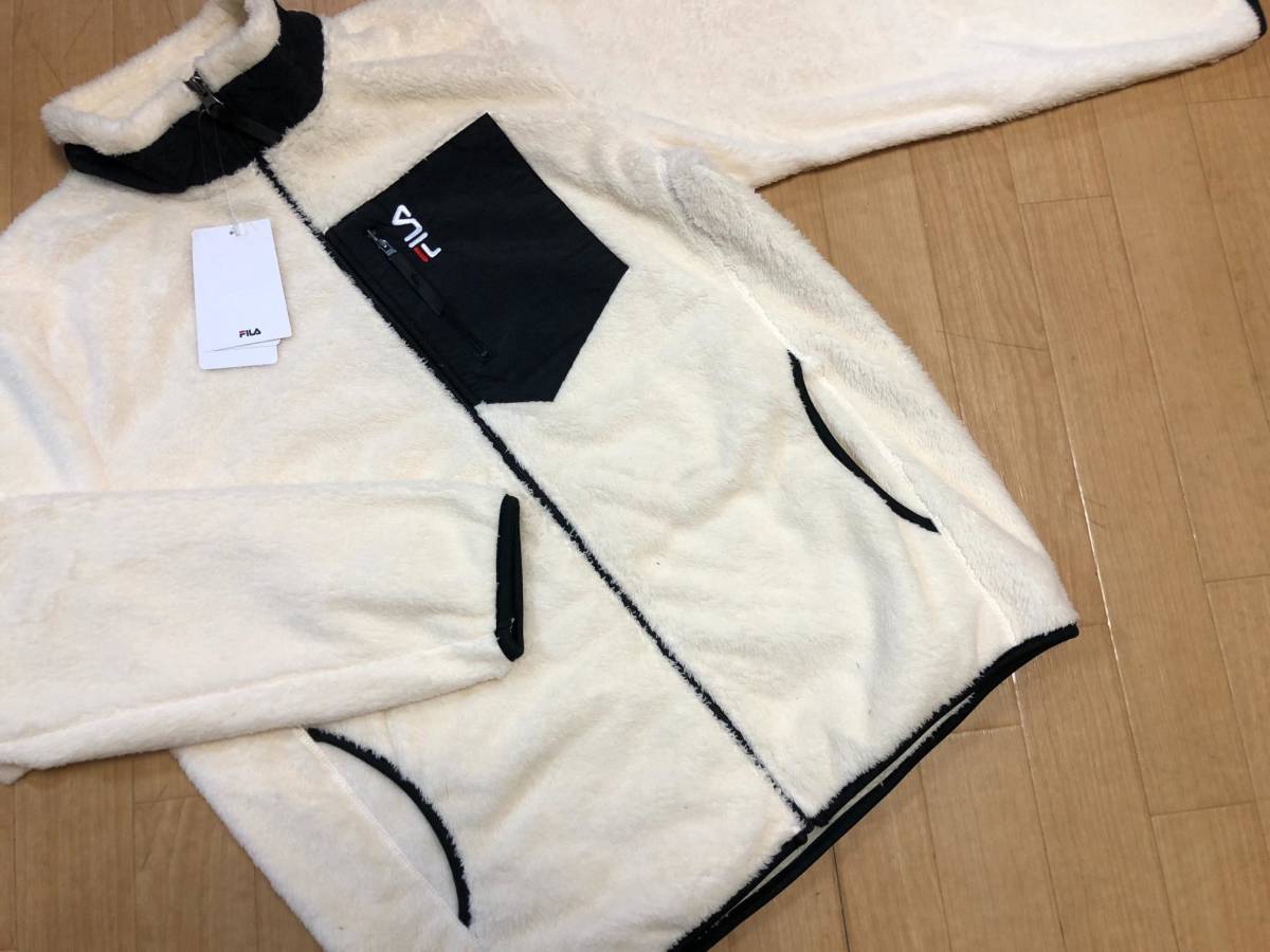 FILA(フィラ)秋冬 防風機能 フリースフルジップジャケット 442-344(OWT)ＬＬ_画像2