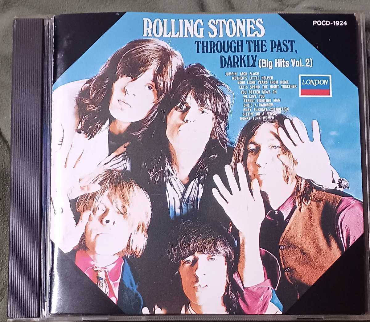 国内盤CD★The Rollng Stones ★『スルー・ザ・パスト・ダークリー(ビッグ・ヒッツVol.2)(イギリス版)/ Throug The Past Darkly 』_画像1