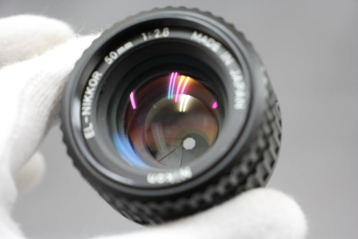 ■アキバカメラ■　フジ（FUJI）　FUJINON-EX 50mm F2.8 と ニコン（Nikon）　EL-NIKKOR 50mm F2.8　難あり品です_画像7