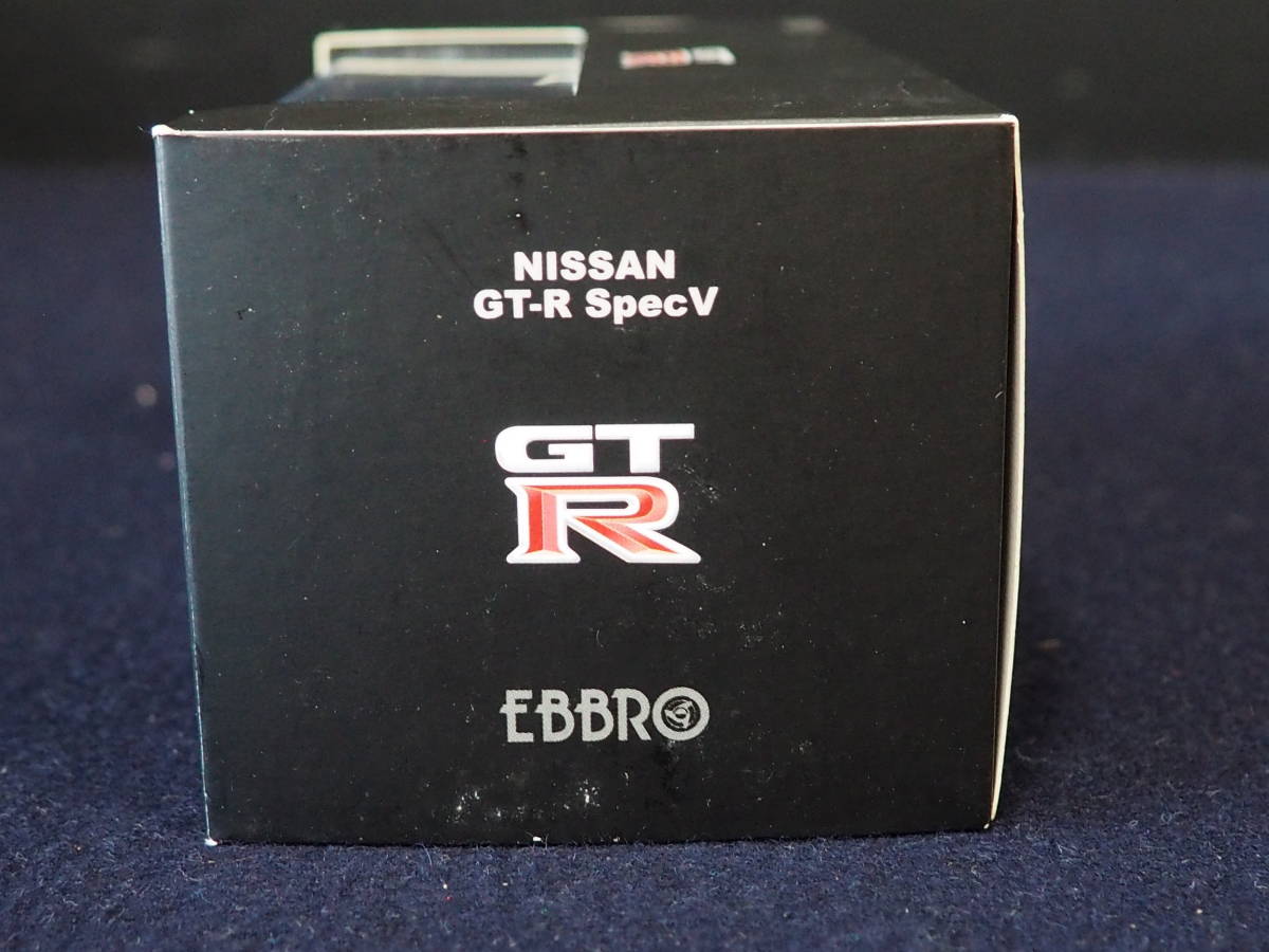 EBBRO ミニカー＜NISSAN GT-R Spec V＞DARK METAL GRAY 44168 SCALE1/43 ケース入り 箱入り_画像7